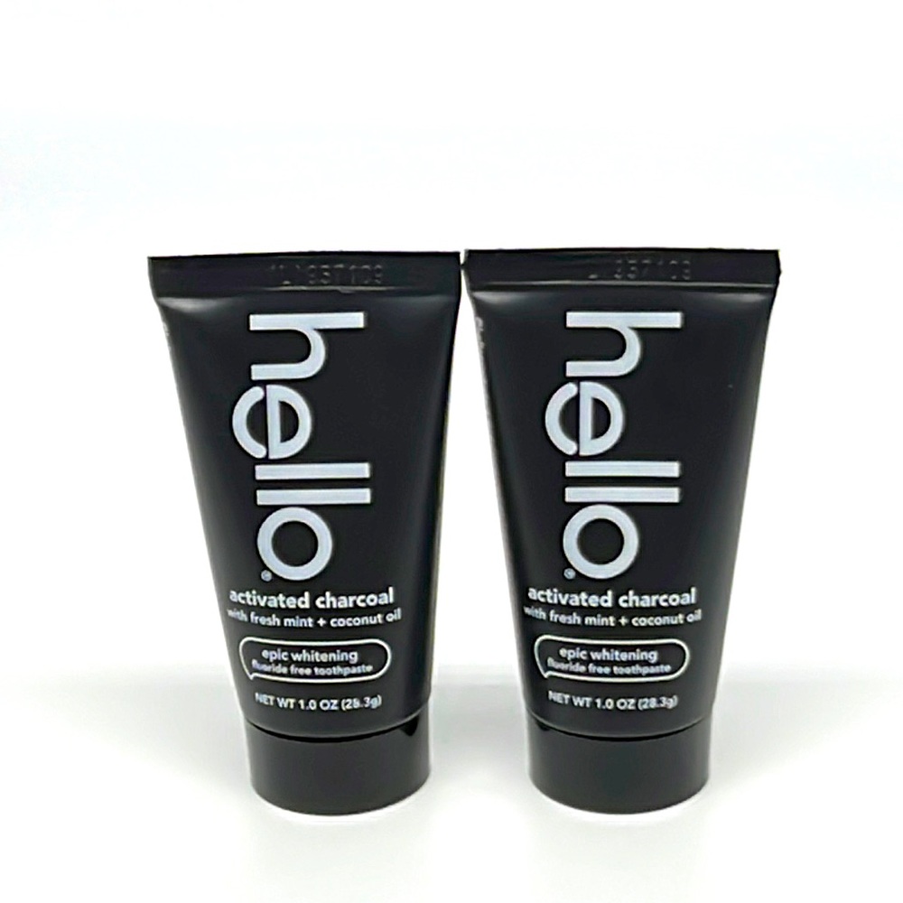 2 Hello Activated Charcoal Toothpaste